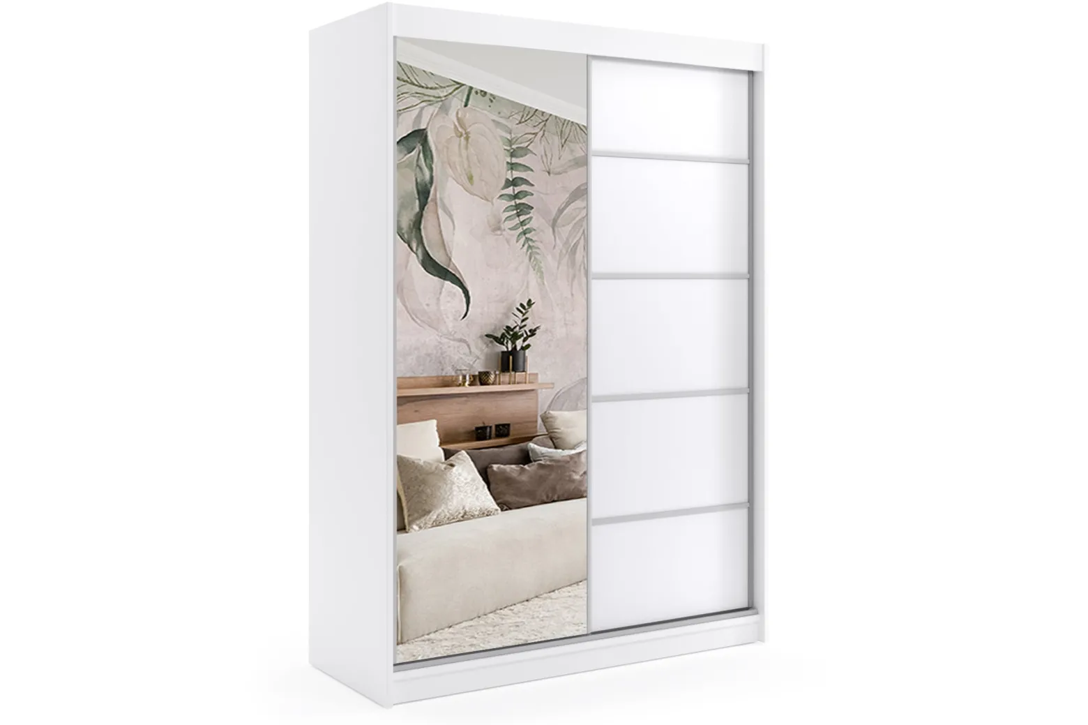 Szafa przesuwna z LED MAKI 120x216