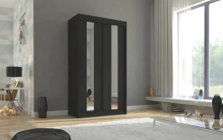 Szafa przesuwna z lustrem BALTON 120 Black
