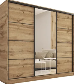 Szafa przesuwna z lustrem 200 cm wotan LOFT