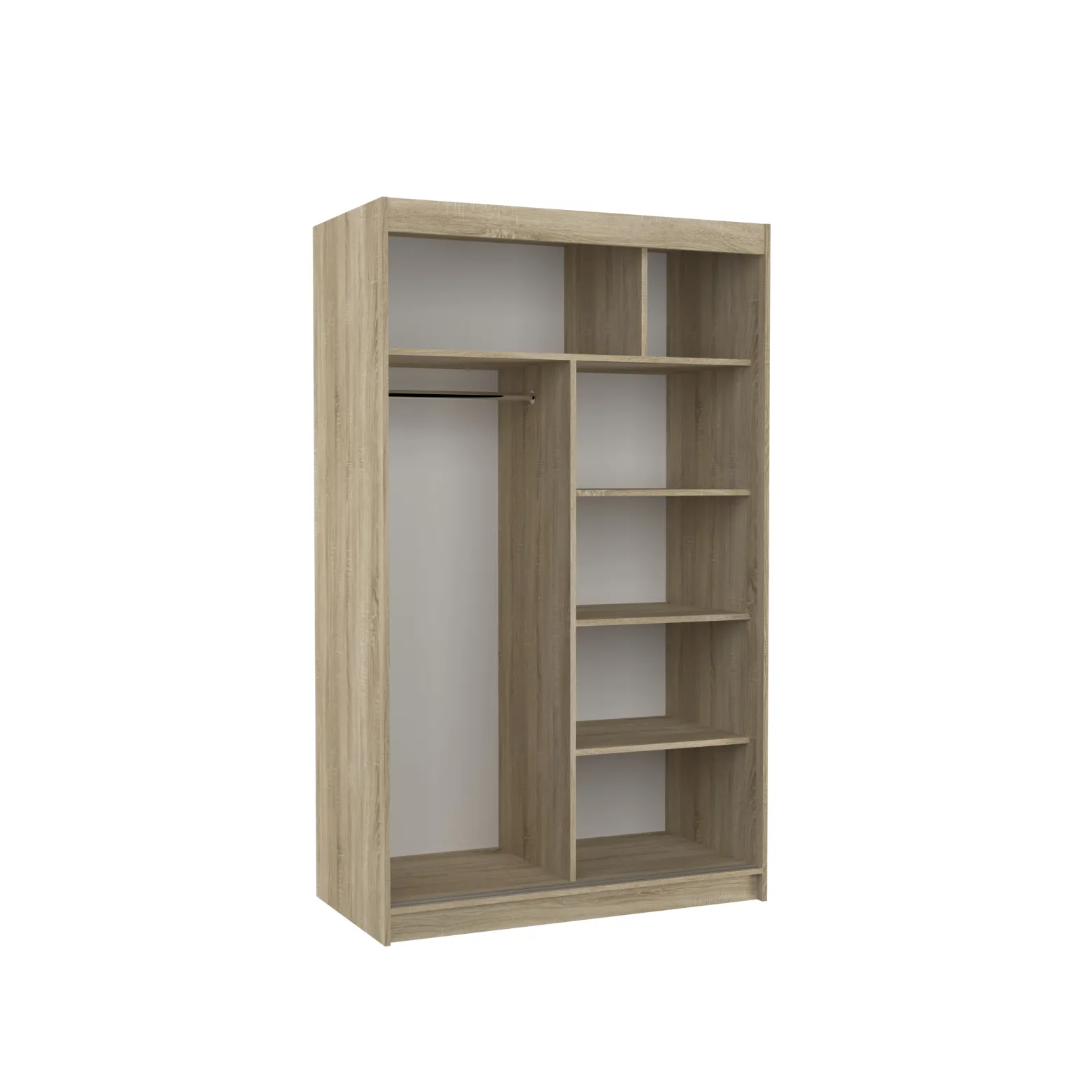 Szafa przesuwna z lustrem GENUA 120 White