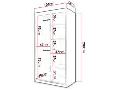 Szafa Riflo Slim 1 100