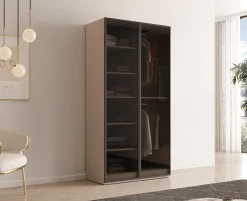 Szafa SANDBOX ANTISOL gładka uchylna 100cm elegancka Kaszmirowa