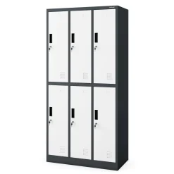 Szafa socjalna IGOR skrytkowa szafa BHP 6-drzwiowa 185x90x45 cm