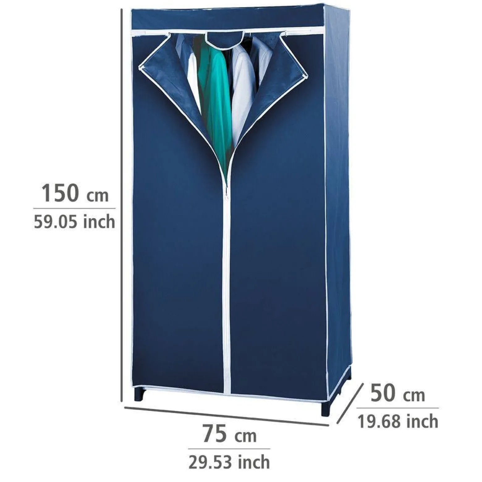 Szafa tekstylna AIR, 150 x 50 x 75 cm, WENKO
