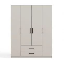 Szafa Topeshop Romana 160 cm kaszmir beż