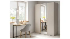 Szafa trzydrzwiowa Flex 150 cm z lustrem kaszmir