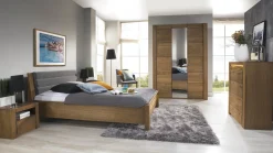 Szafa trzydrzwiowa Velvet-73 160 cm z lustrem dąb rustical