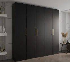 Szafa ubraniowa Garderoba INOVA 3 2,5SZ czarny