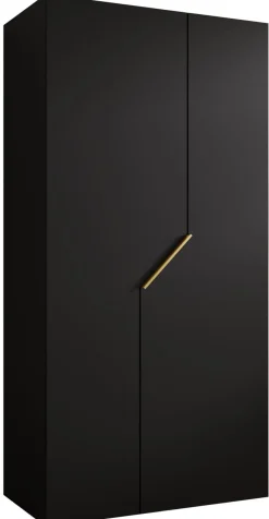 Szafa uchylna ANDREW 1 100 wys 202 cm Czarny + u Złoty