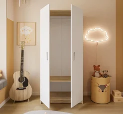 Szafa uchylna CHAMPION dąd sonoma+biały
