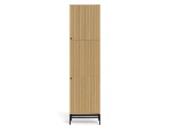 Szafa 200x51 cm Harper lamel z półkami i drążkiem na wieszaki