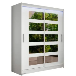 Szafa z drzwiami przesuwnymi Westa V z oświetleniem RGB