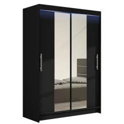 Szafa z drzwiami przesuwnymi Aldo II z oświetleniem RGB