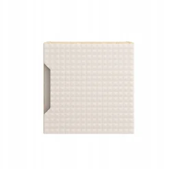 Szafka Łazienkowa 35 cm BEŻOWA KWADRAT Wisząca MDF 3D LUXOR