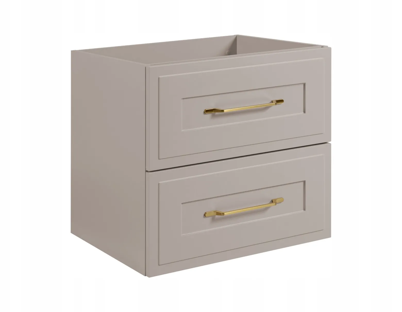 Szafka łazienkowa kaszmir 60 cm FREZOWANY Front
