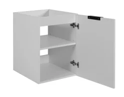 Szafka łazienkowa wisząca, kaszmir / blat marmur (MDF), 120 x 57 x 46 cm