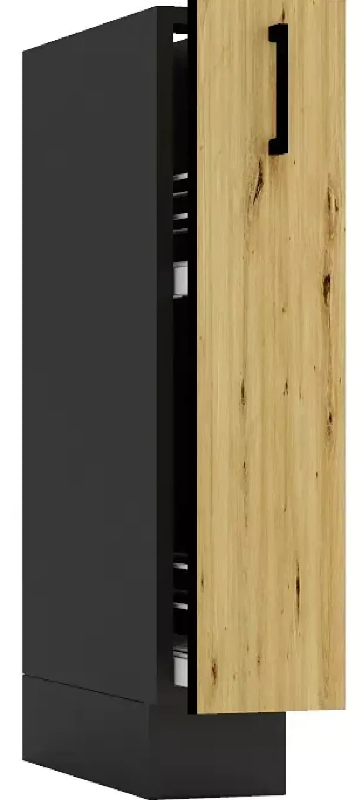 Szafka cargo 15 cm grafit + dąb artisan - Zenix