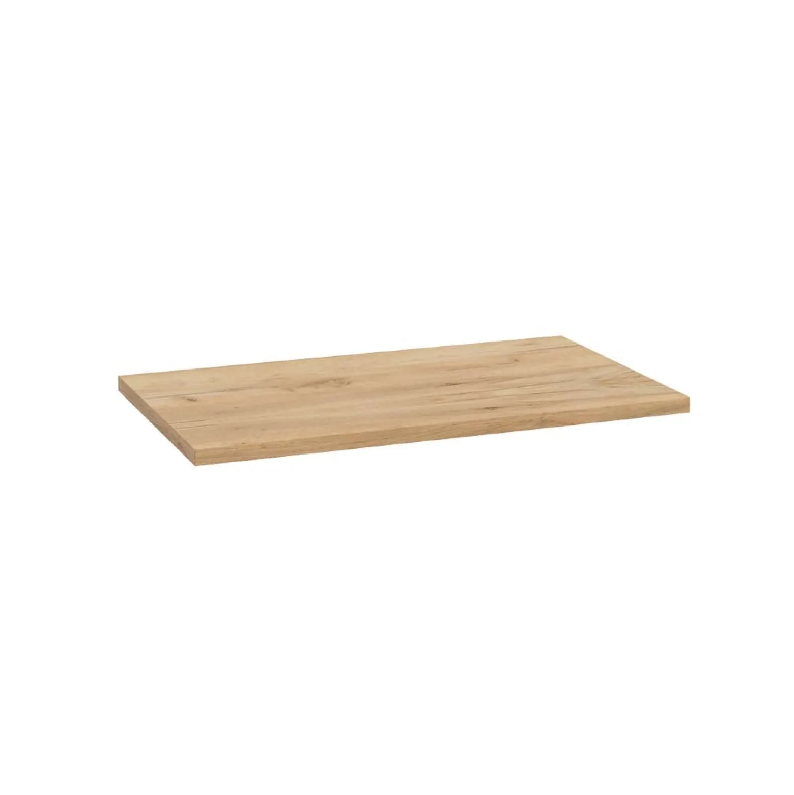 Szafka do Łazienki 100 cm Czarna Połysk + Blat Dąb Złoty + Umywalka
