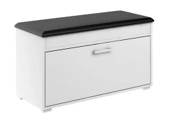 Szafka Fala 1 Biały/Czarny 80X37,7X49 Cm