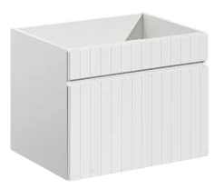 Szafka ICONIC WHITE 82-60-D-1S z umywalką Smile i blatem