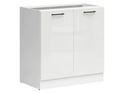 Szafka kuchenna dolna Junona Line 80 cm kredowy połysk