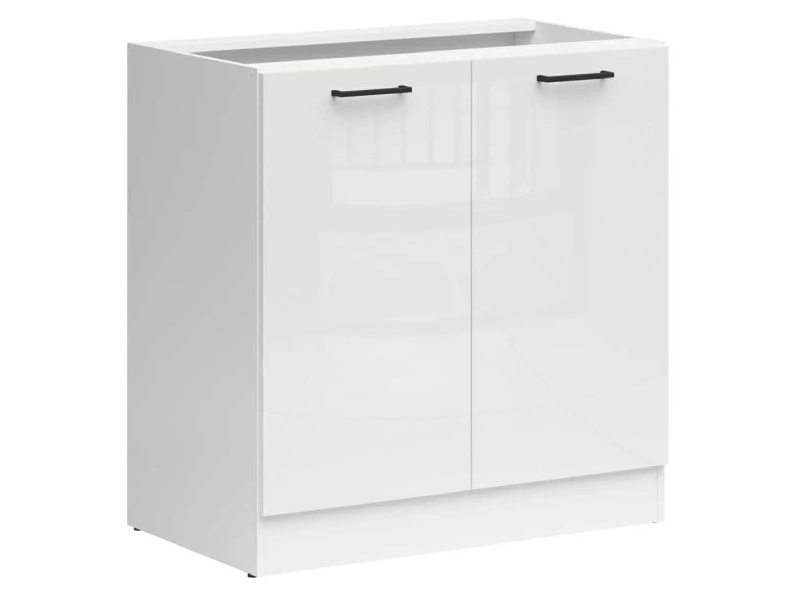 Szafka kuchenna dolna Junona Line 80 cm kredowy połysk