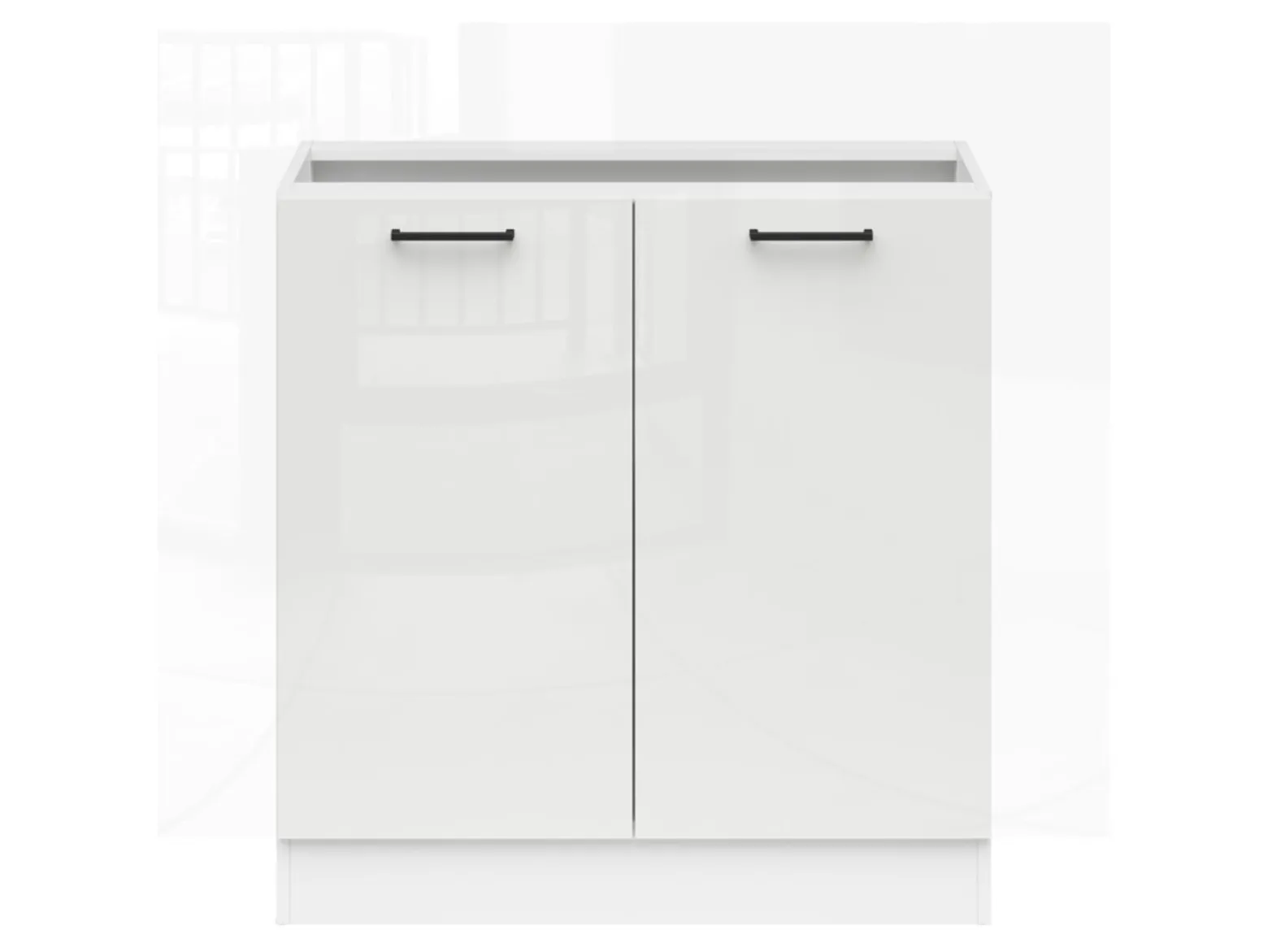 Szafka kuchenna dolna Junona Line 80 cm kredowy połysk