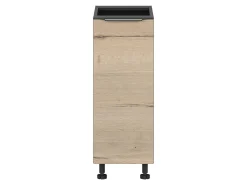 Szafka kuchenna dolna Sole L6 30 cm lewa dąb halifax natura