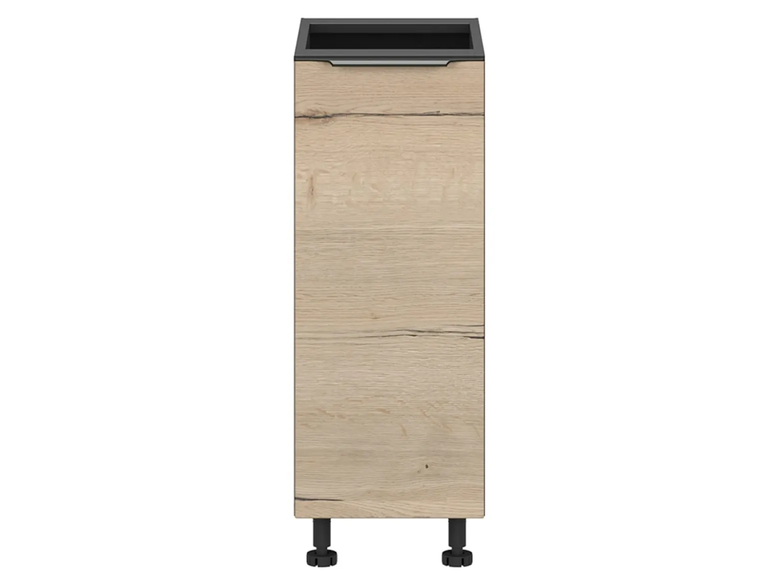 Szafka kuchenna dolna Sole L6 30 cm lewa dąb halifax natura