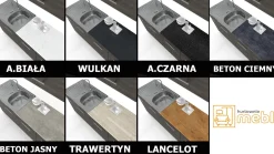 Szafka kuchenna modułowa stojąca cargo 50cm spremium szary