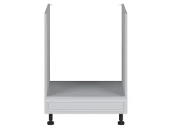 Szafka kuchenna pod zabudowę piekarnika Verdi 60 cm jasny szary mat
