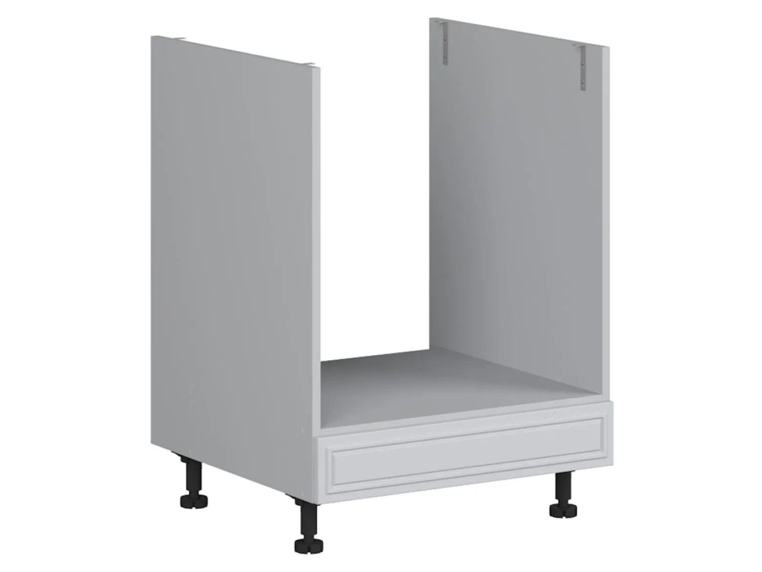 Szafka kuchenna pod zabudowę piekarnika Verdi 60 cm jasny szary mat