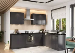 Szafka kuchenna wisząca ANIKA W60 P/L grafitowa