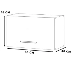 Szafka kuchenna wisząca okapowa 60cm blande dąb wotan