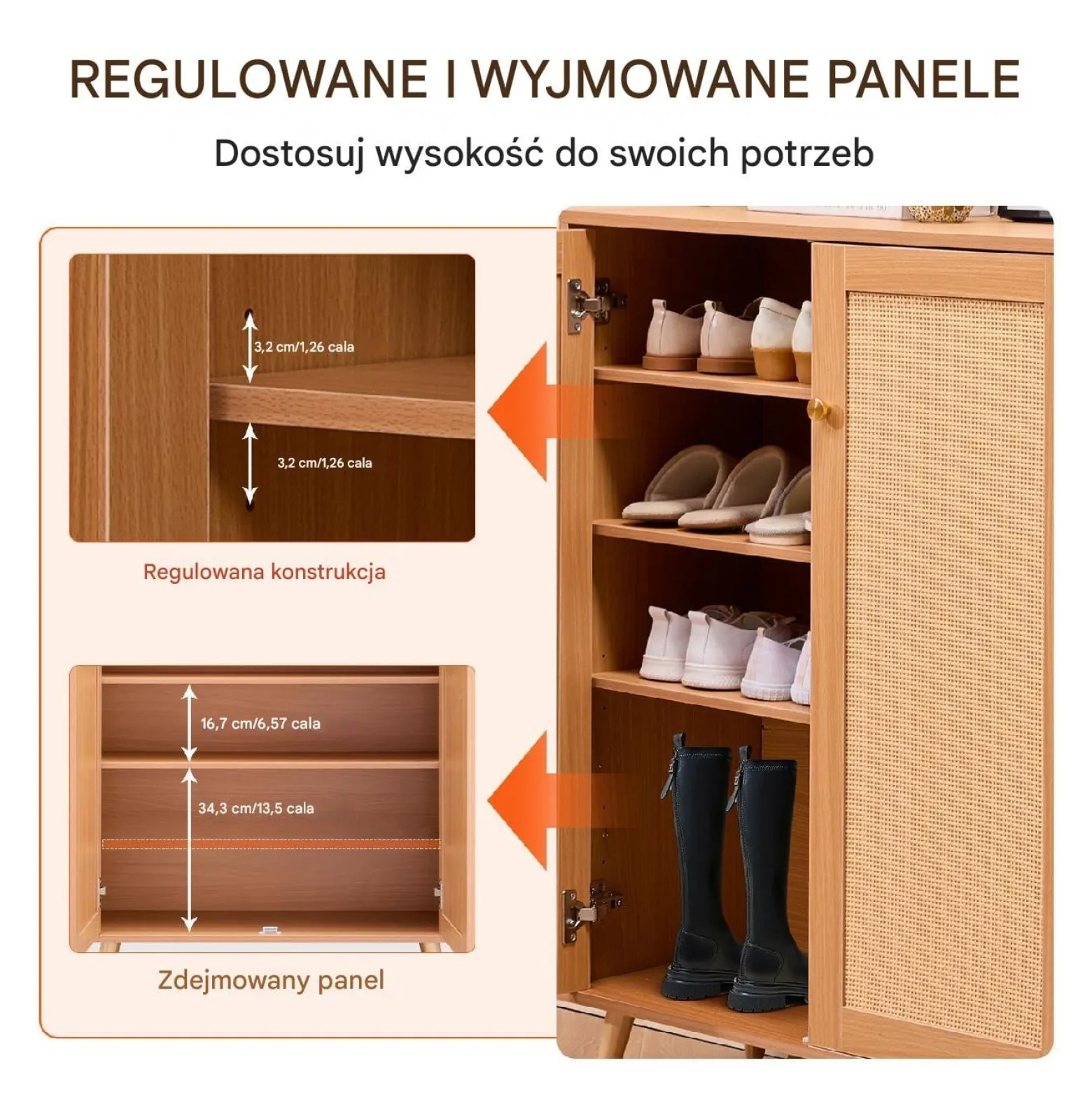 Szafka na buty komoda regał pojemna 80 cm