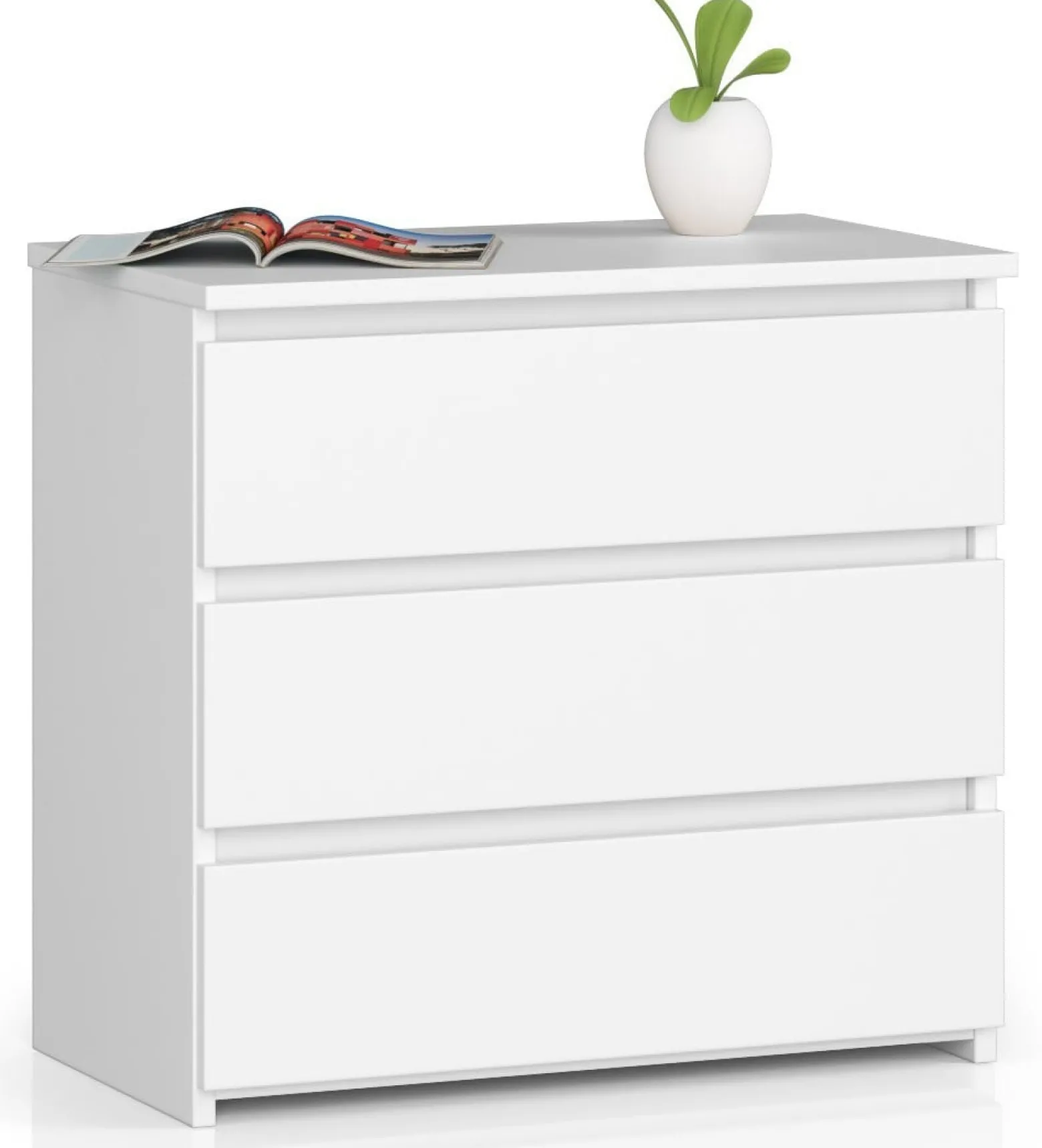 Szafka nocna AKORD CL3 Biała 60 cm Biały mat 60x35x57 cm