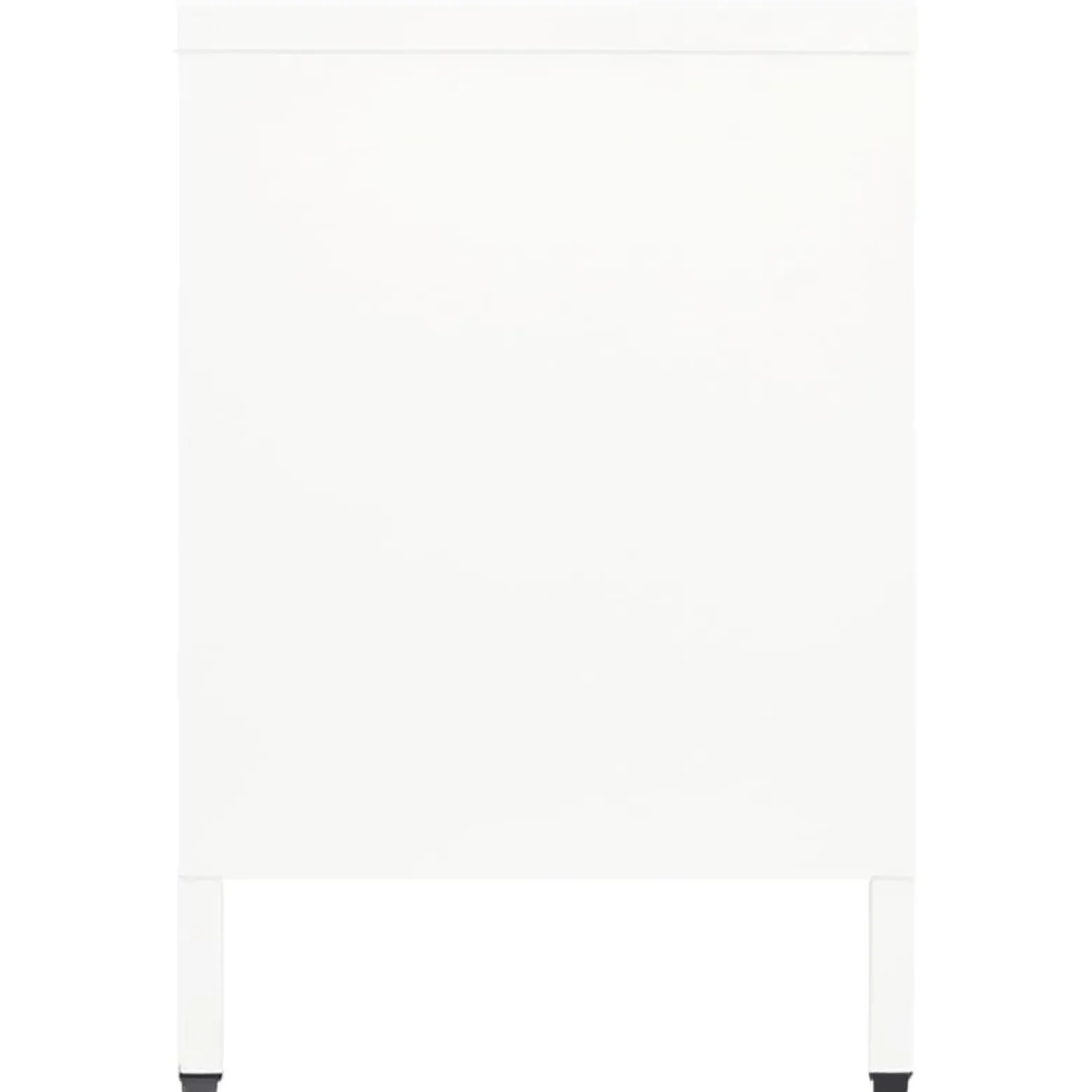 Szafka Pod Telewizor Biała Półka Szafka RTV Stalowa 105x35x52 cm