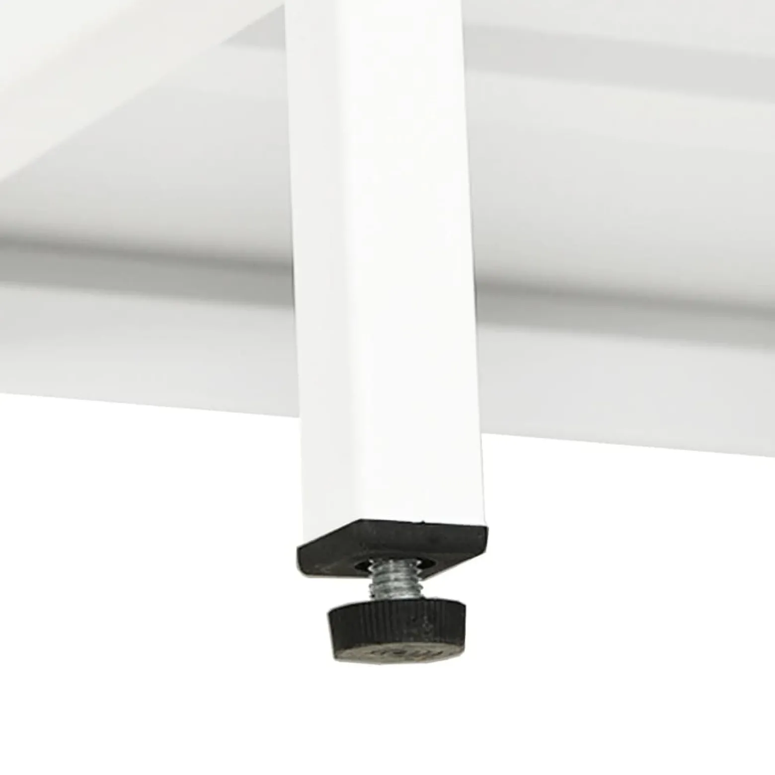 Szafka Pod Telewizor Biała Półka Szafka RTV Stalowa 105x35x52 cm