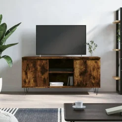 Szafka Pod Telewizor Szafka RTV Półka Stolik Telewizyjny 104x35x50 cm