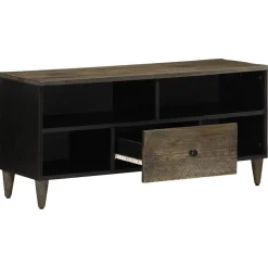 Szafka Pod TV Szafka Pod Telewizor RTV Drewniana Półka 100x33x46 cm