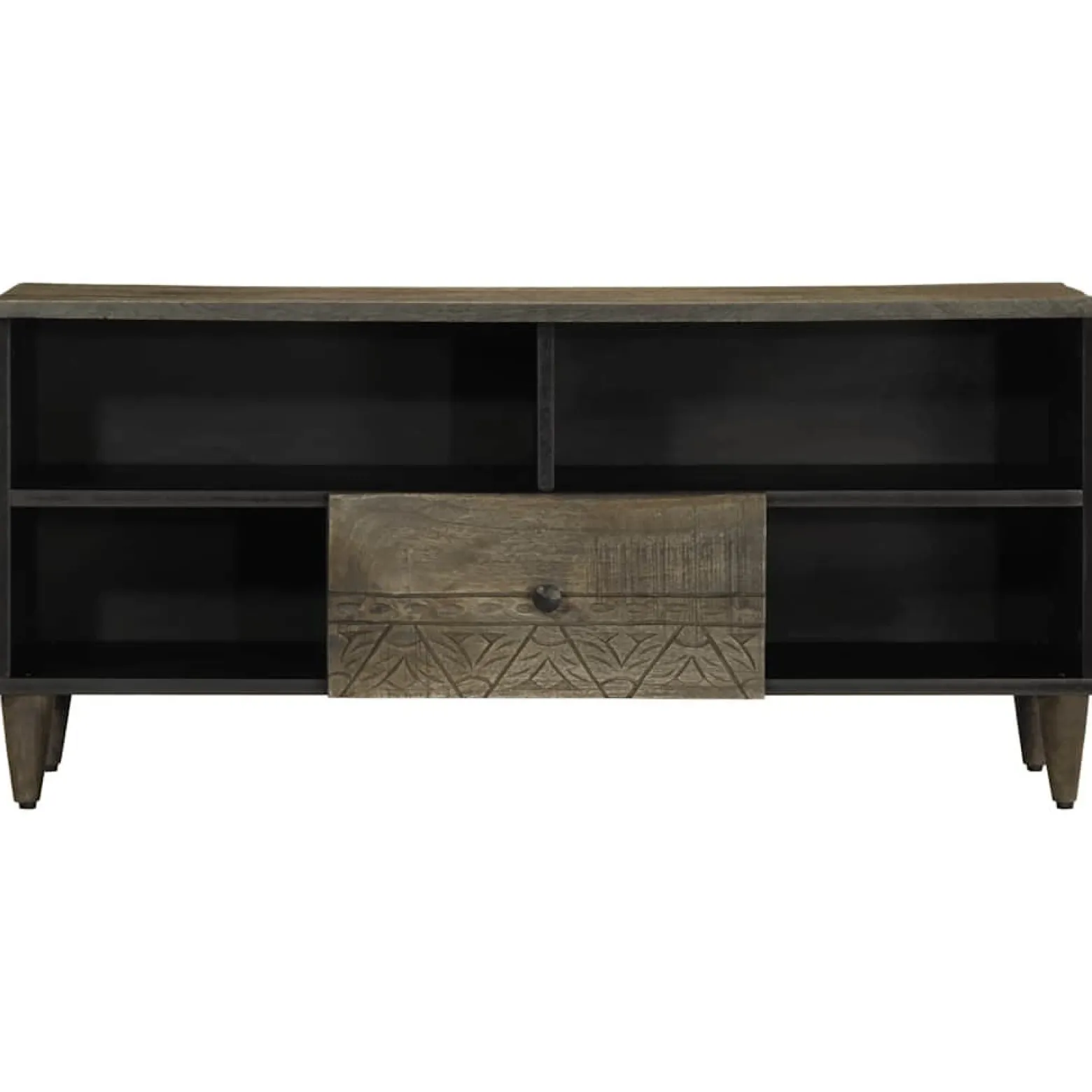 Szafka Pod TV Szafka Pod Telewizor RTV Drewniana Półka 100x33x46 cm