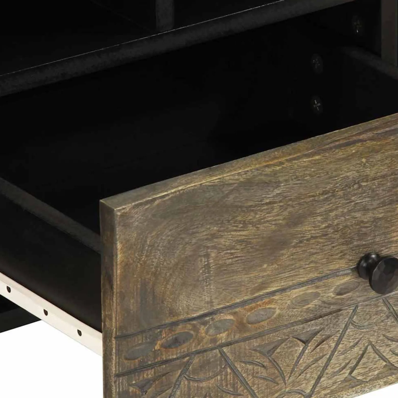 Szafka Pod TV Szafka Pod Telewizor RTV Drewniana Półka 100x33x46 cm