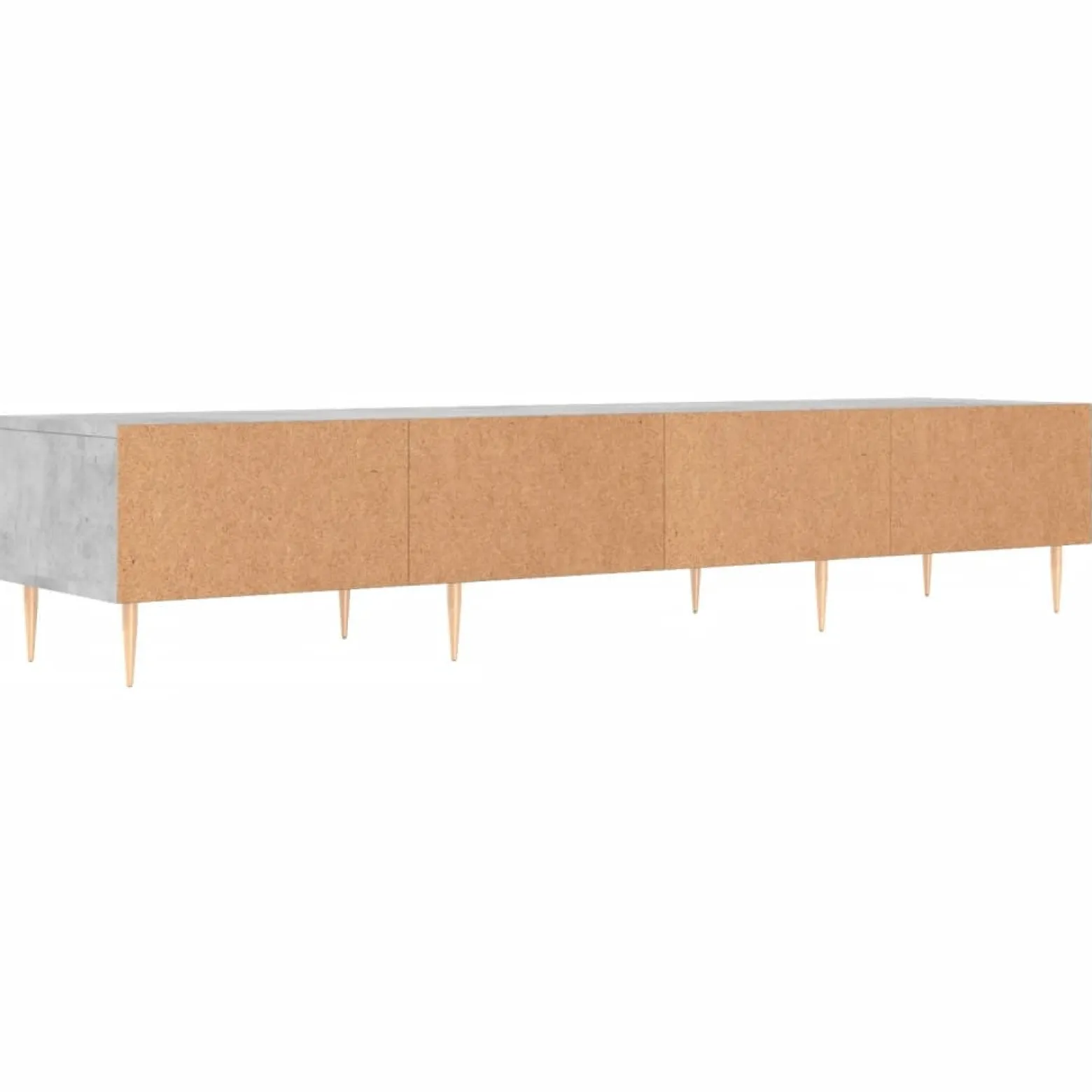 Szafka pod TV szarość betonu 150x36x30 cm
