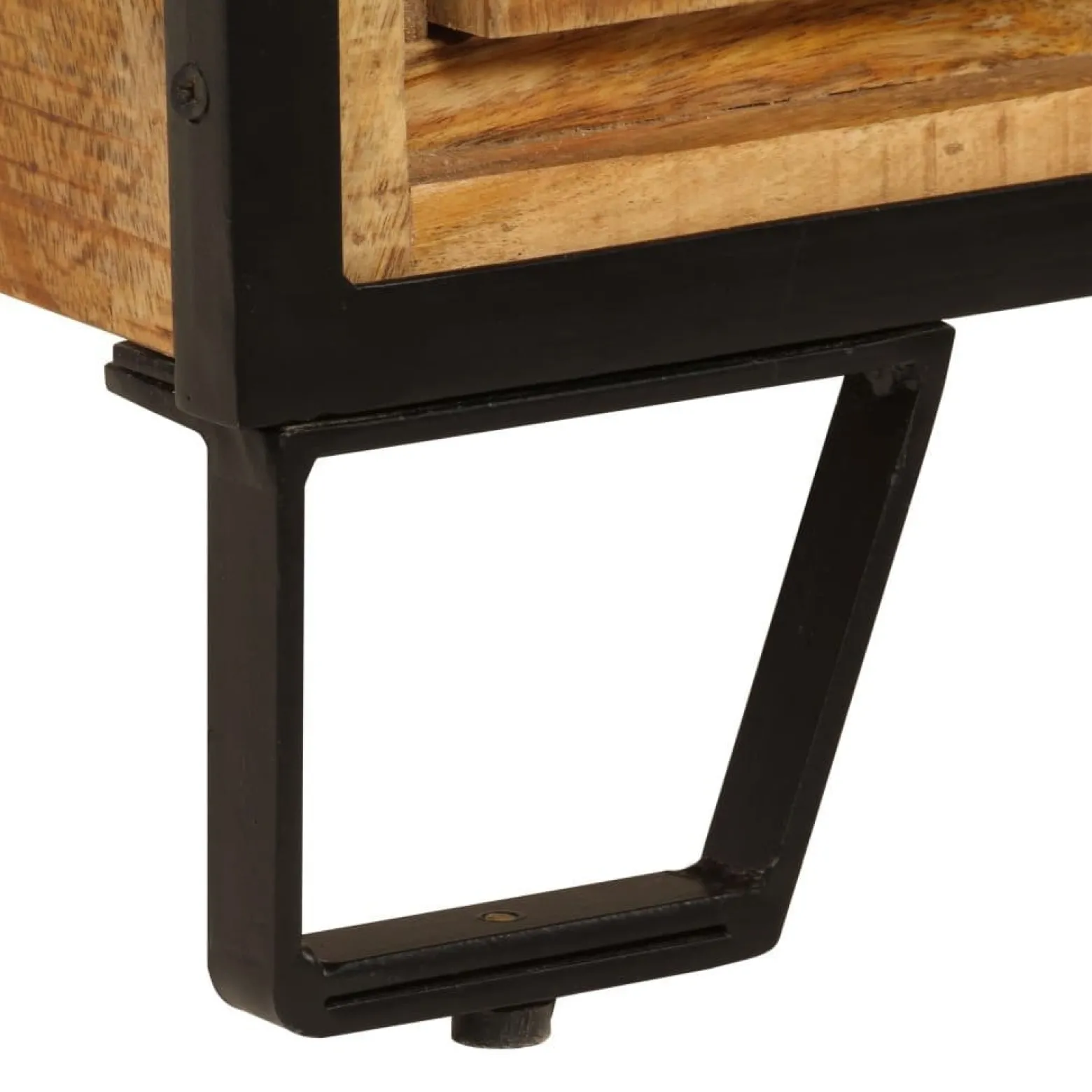 Szafka pod TV z szufladami, 120x30x40 cm, lite drewno mango