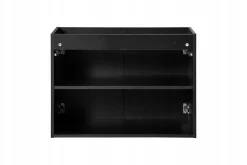 Szafka pod Umywalkę 120 cm Z Blatem Ryfle NOVA BLACK