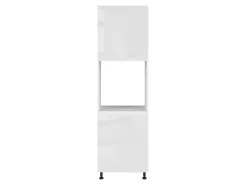 Szafka pod zabudowę piekarnika Sole 60 cm lewa biały połysk