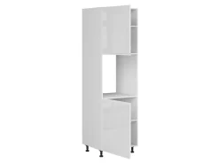 Szafka pod zabudowę piekarnika Sole 60 cm lewa biały połysk