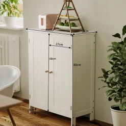 Szafka regał komoda łazienka przedpokój loft 2 drzwi biała 80 cm