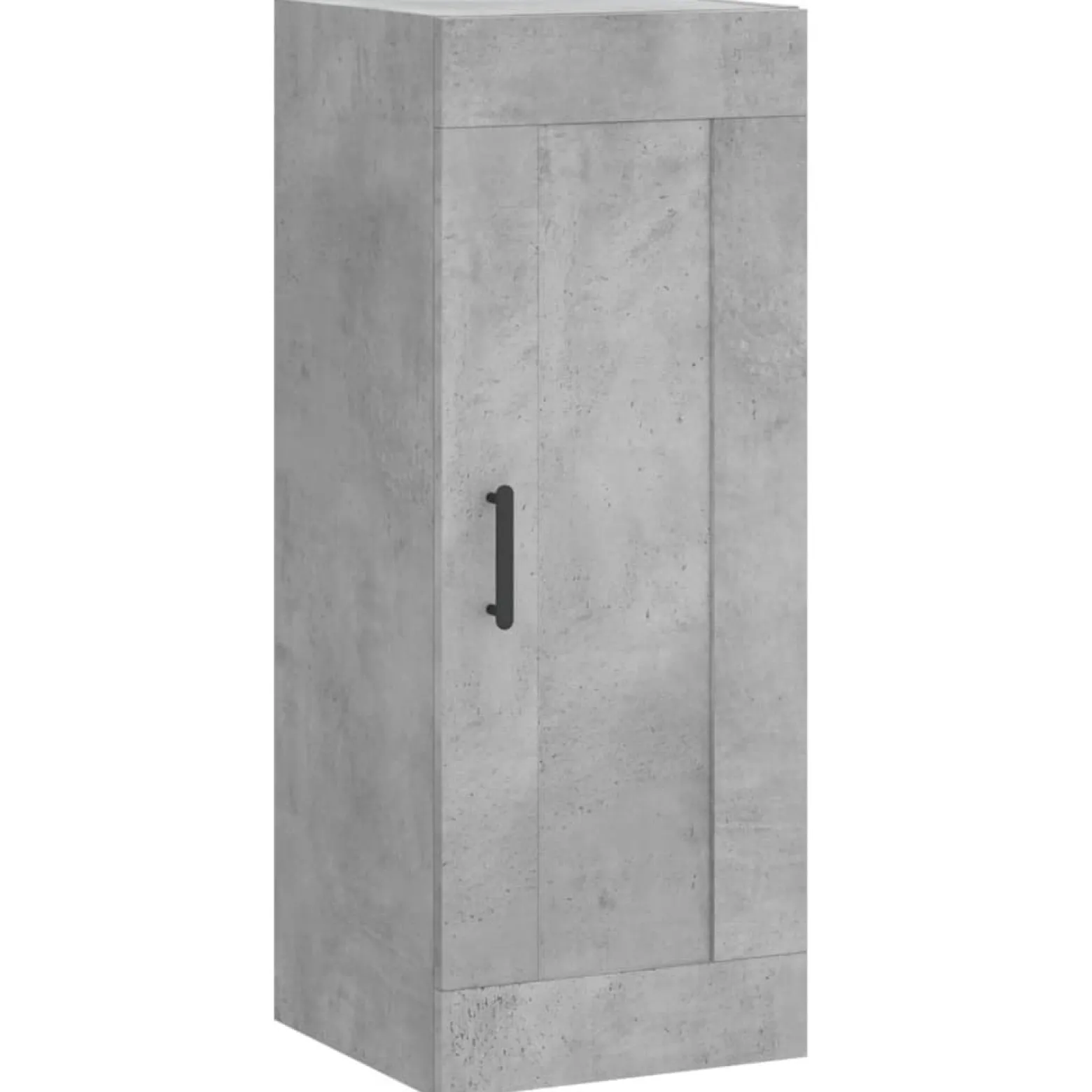 Szafka Szara z Drzwiami 34.5x34x180 cm do Salonu Pokoju Sypialni