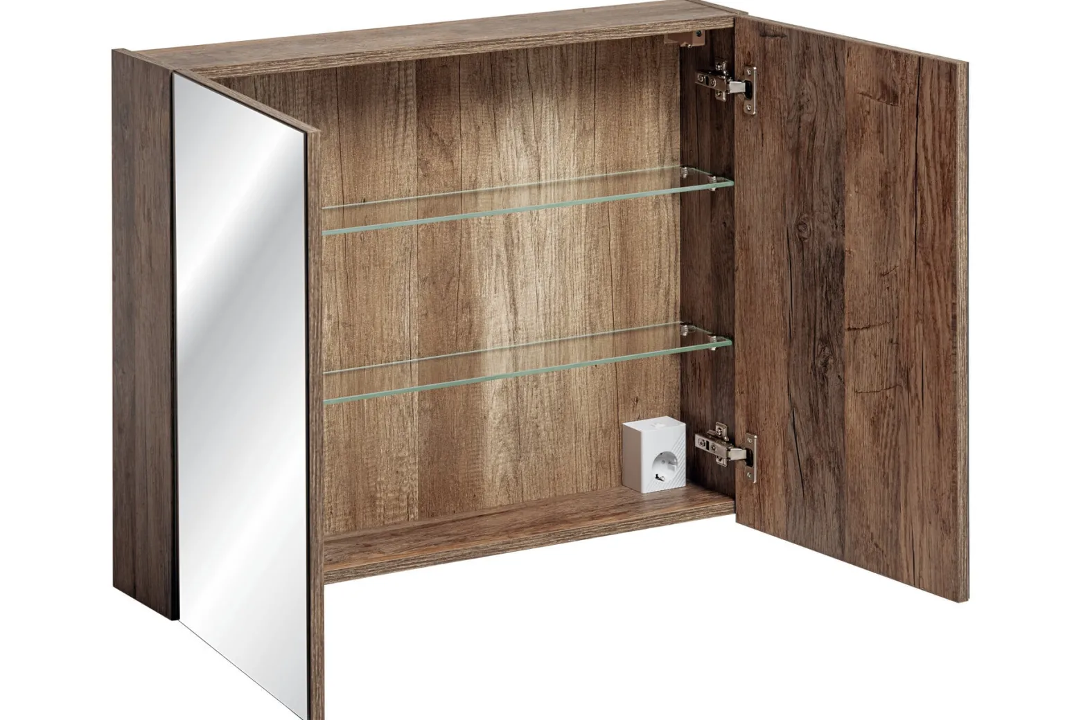 Szafka wisząca z lustrem 80 cm SANTA FE